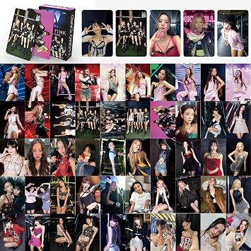 MXP 55pcs BlackPink Postcards Jennie, Jisoo Photocards Coachella Music Festival Concert Cards Lomo Cards For Fans