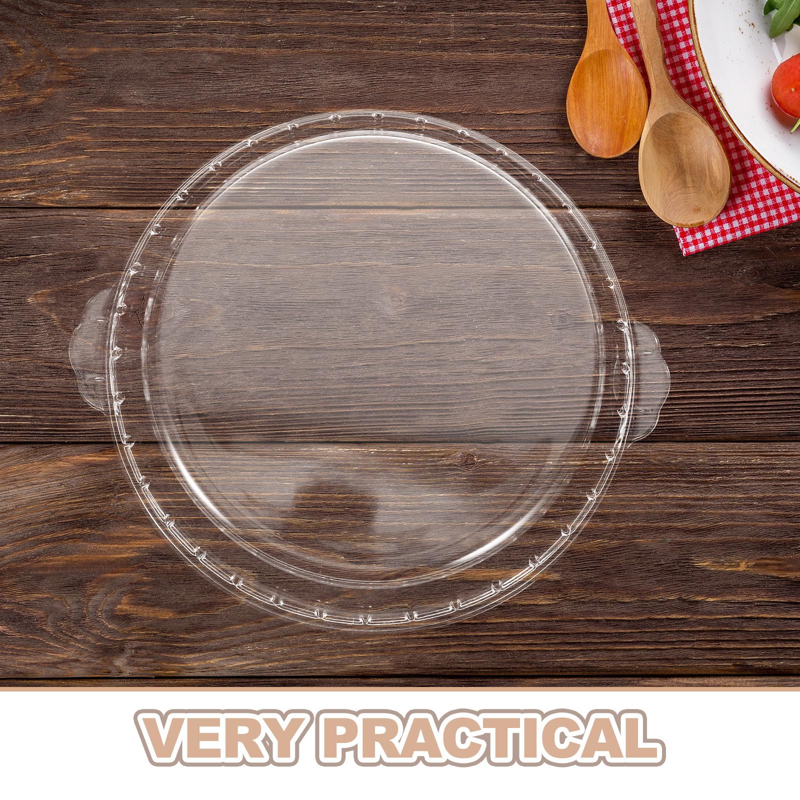 Spritzschutzabdeckung 25cm 2 Stück aus Glas Mikrowellen