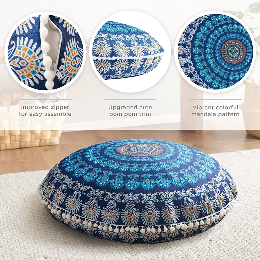 verdy creativedrugstore CDS pillow クッション Amazon.com: Codi Meditation Floor Pillow, Round Large