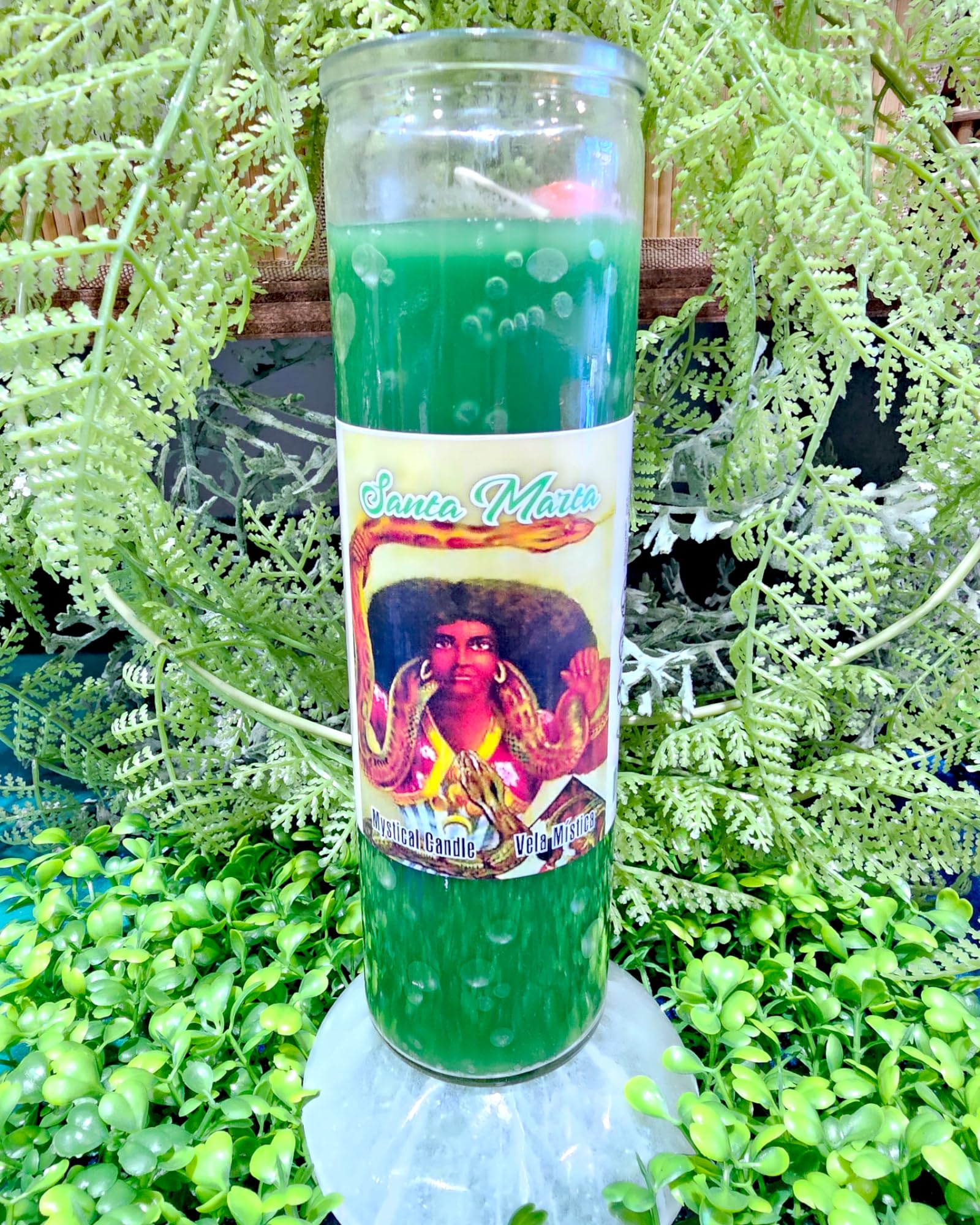 Saint Martha The Dominator Candle | Vela de Santa Marta La Dominadora Spiritual Prayer Candle 7-Day Candle
