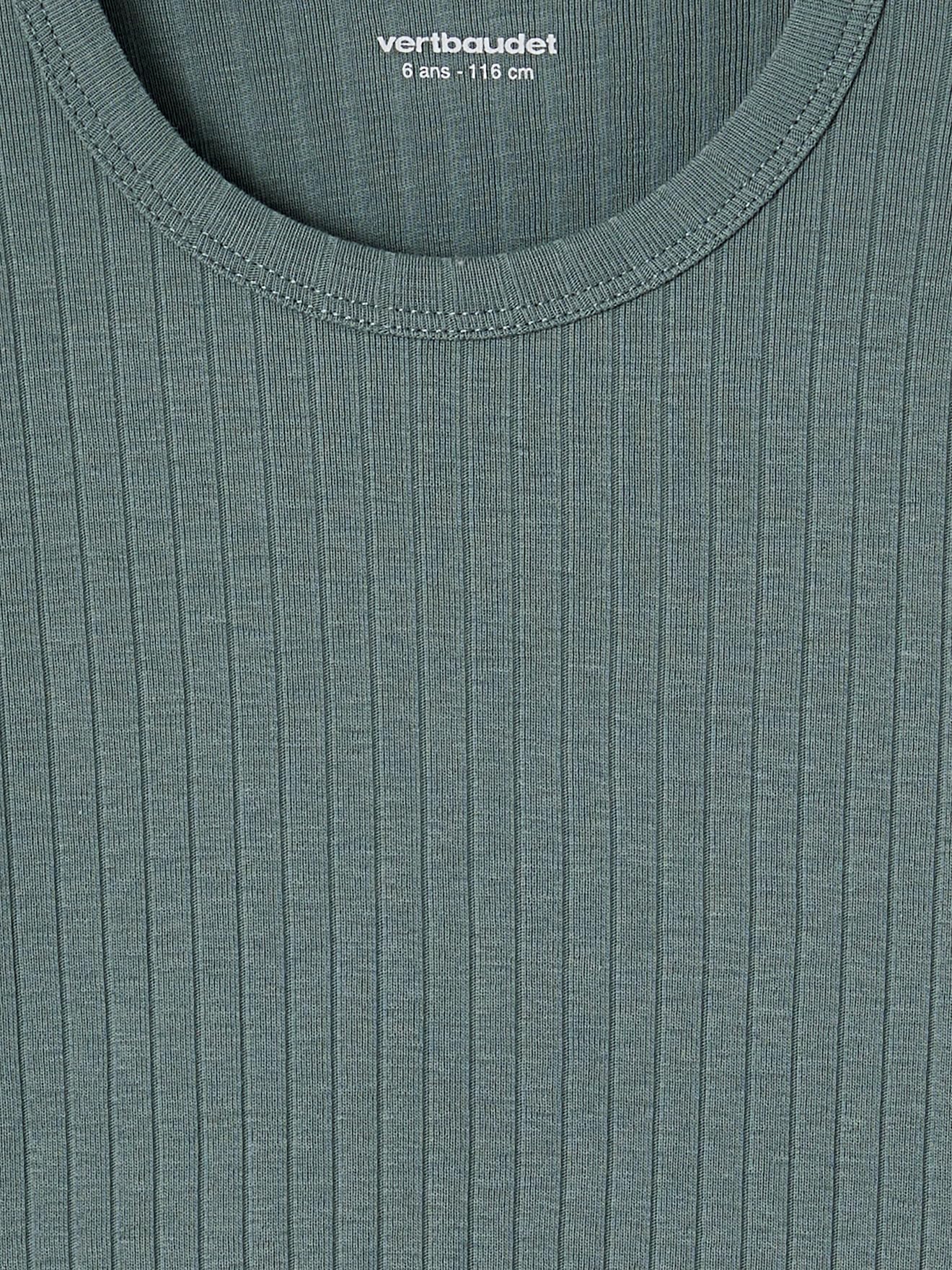 VERTBAUDET Lot de 3 Tee Shirt à Côtes Manches Longues Garçon
