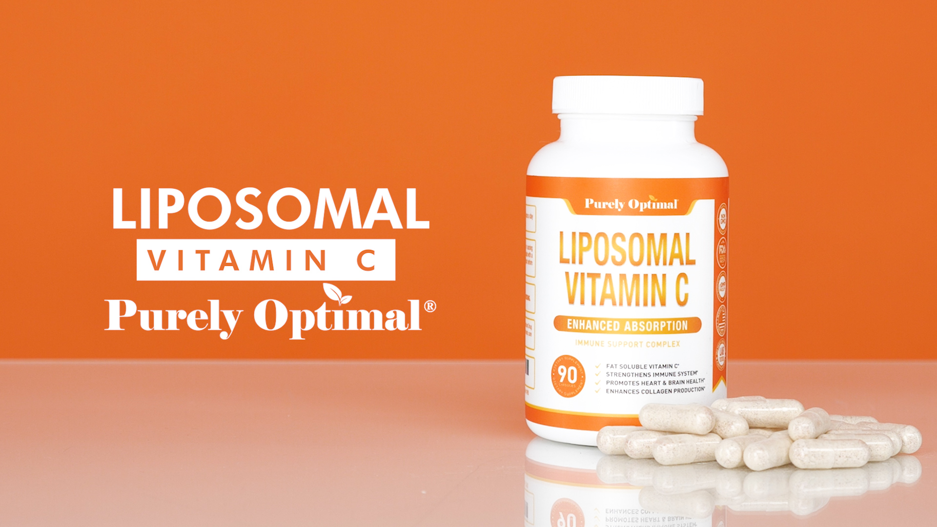 Amazon.com: Purely Optimal Premium Liposomal Vitamin C Supplement - High  Absorption, Fat Soluble Ascorbic Acid Vitamin C 1000mg for Immune Support
