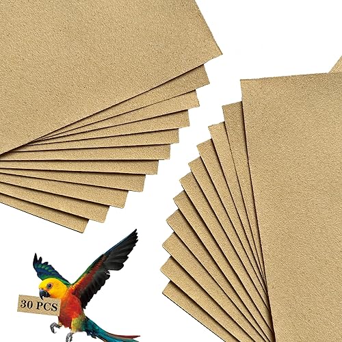 Miniatura 9 de Papel de grava para jaula de pájaros, papel de revestimiento de jaula de pájaros, forro de grava cortable, papel de arena de mar, jaulas de animales