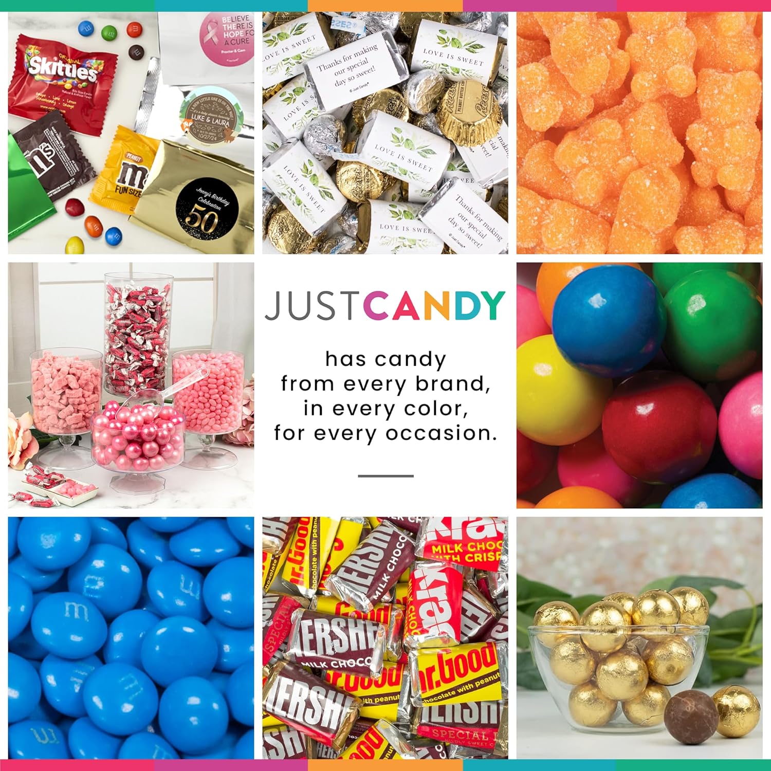 750 Pcs M&M's Milk Chocolate (1.5 lb, 750 Pcs) - Assorted