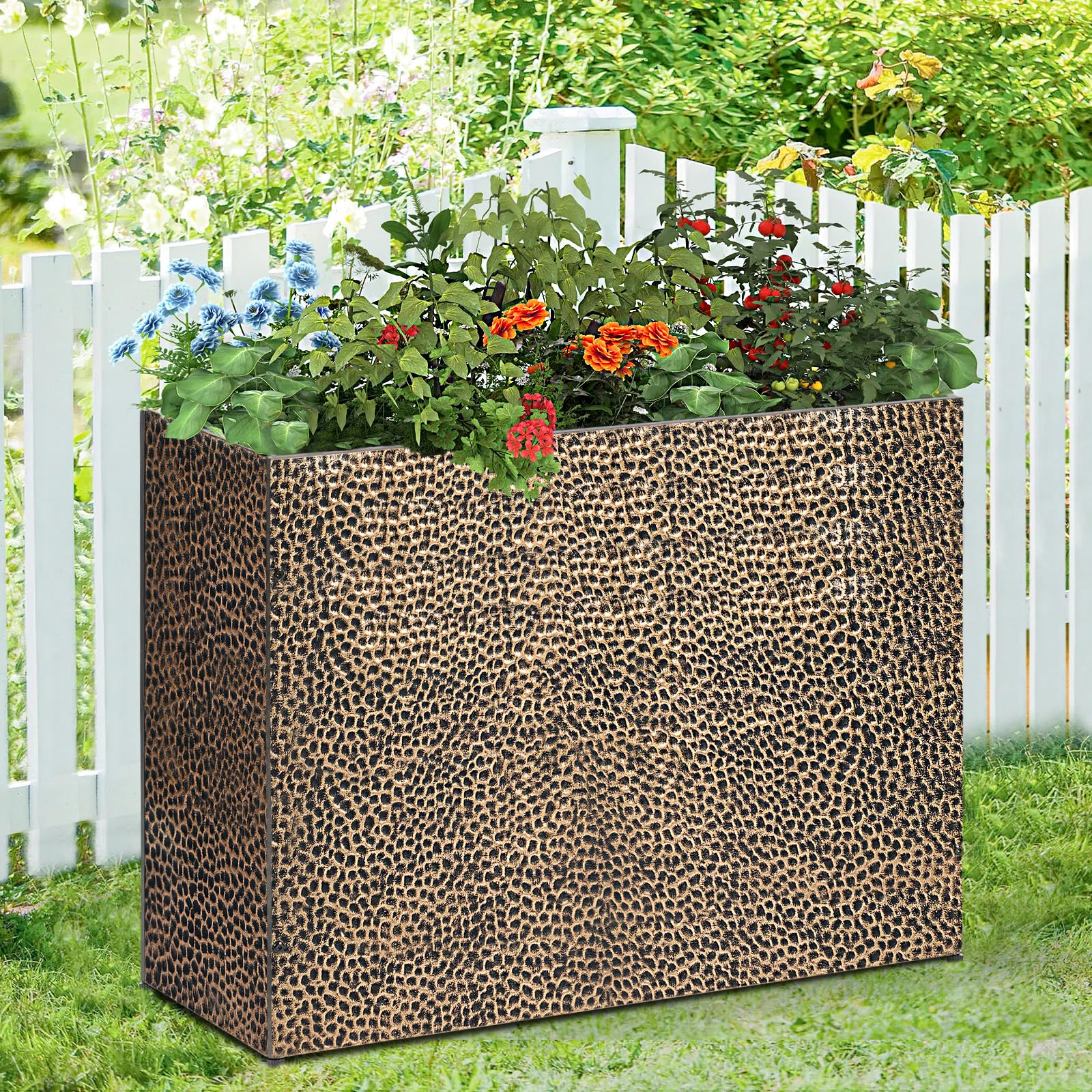 Amazon.com : BAYN 32x12x24 Inch Rectangular Metal Planter Box