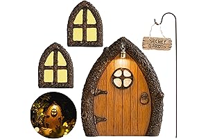 Enchanting Fairy Door and Windows for Trees - Illuminate Your Imagination