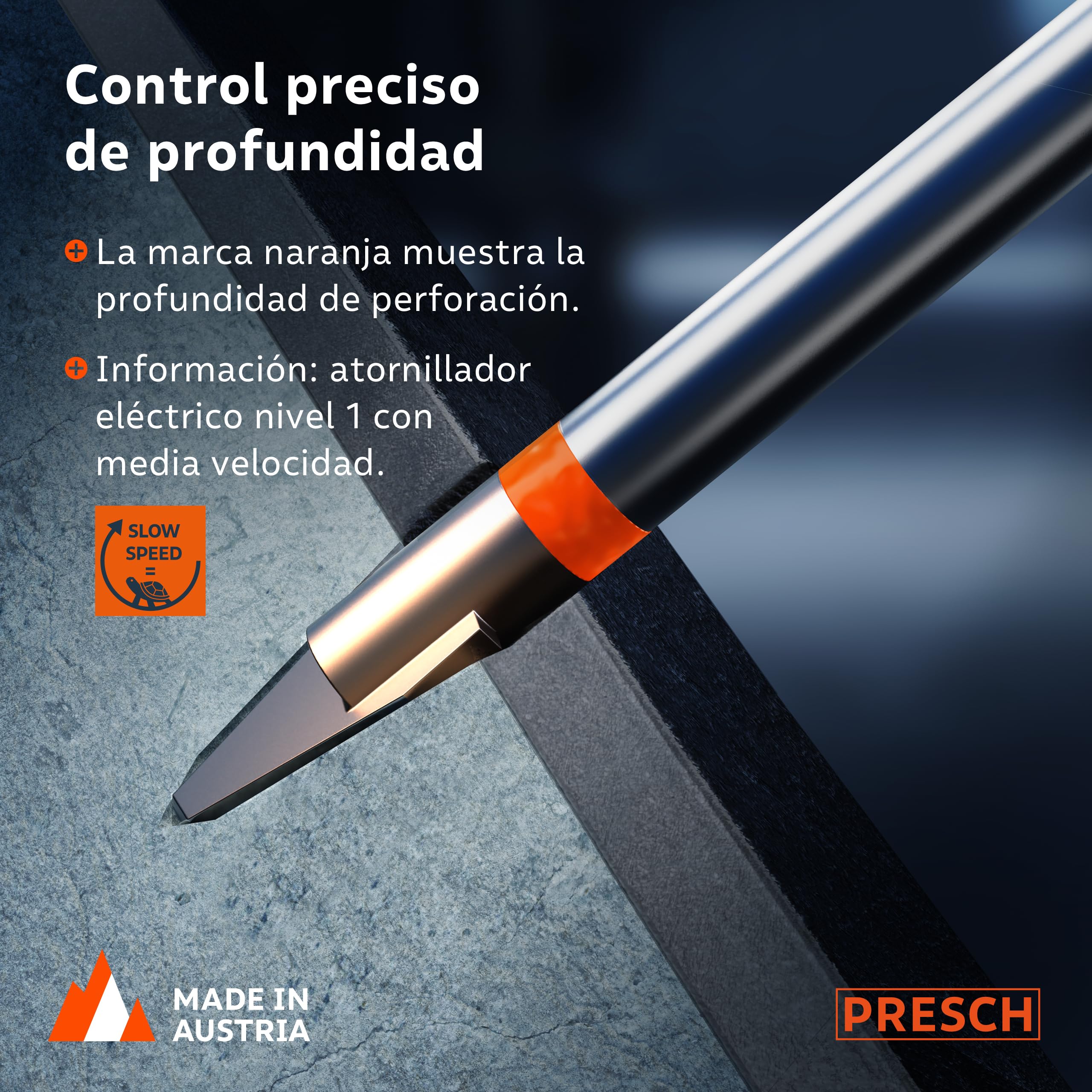 Presch Set de Brocas azulejos | ⌀ 6mm, 8mm, 10mm | Brocas especialmente para azulejos duros, cerámica, vidrio y porcelana | Incluidas en una caja