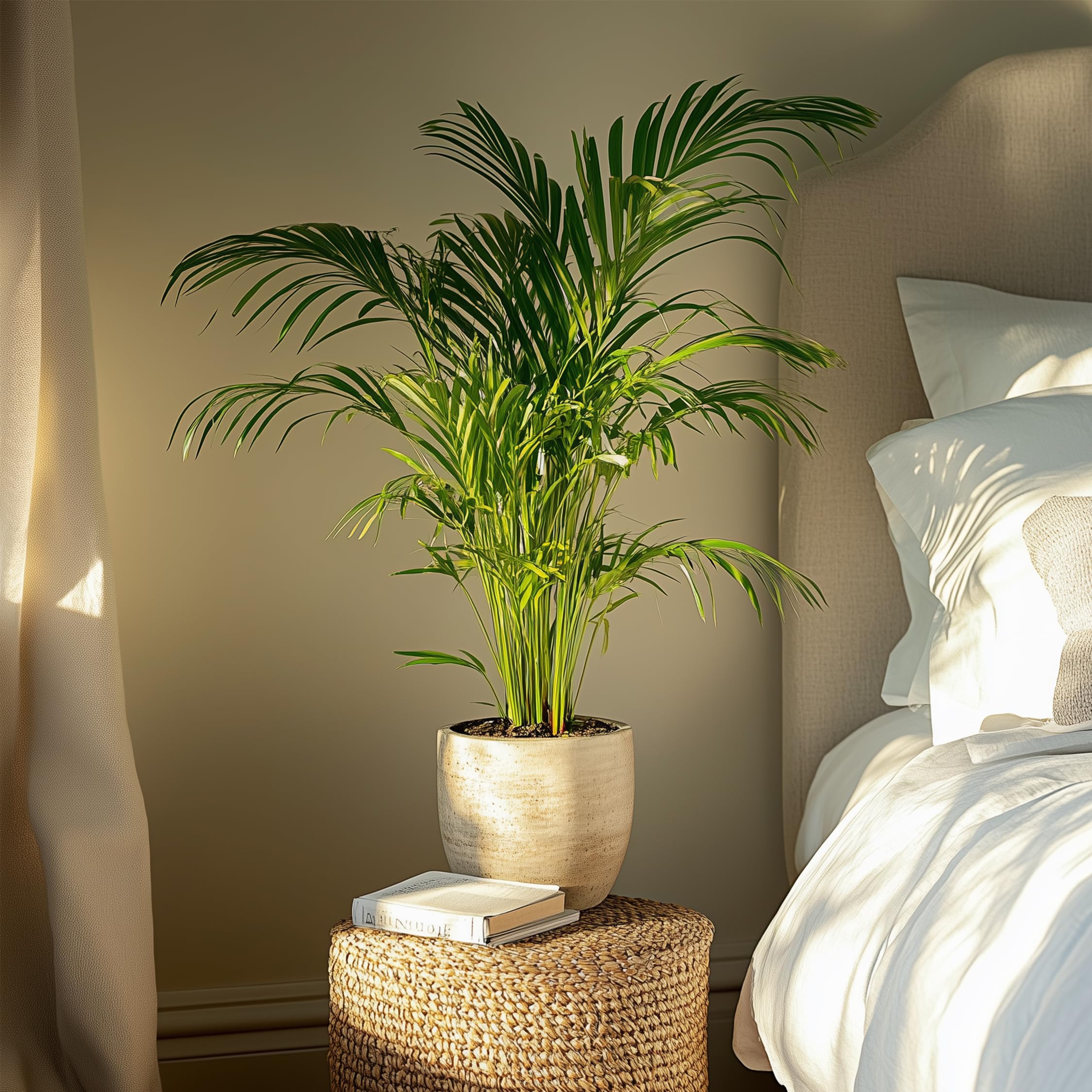 Plant in a Box - Palma Areca - Set di 2 - Dypsis lutescens - Altezza 100-120cm - Vaso 21cm - Pianta d’Oro Tropicale da Interno - Purifica l’Aria e Decora la Casa - Facile da Curare