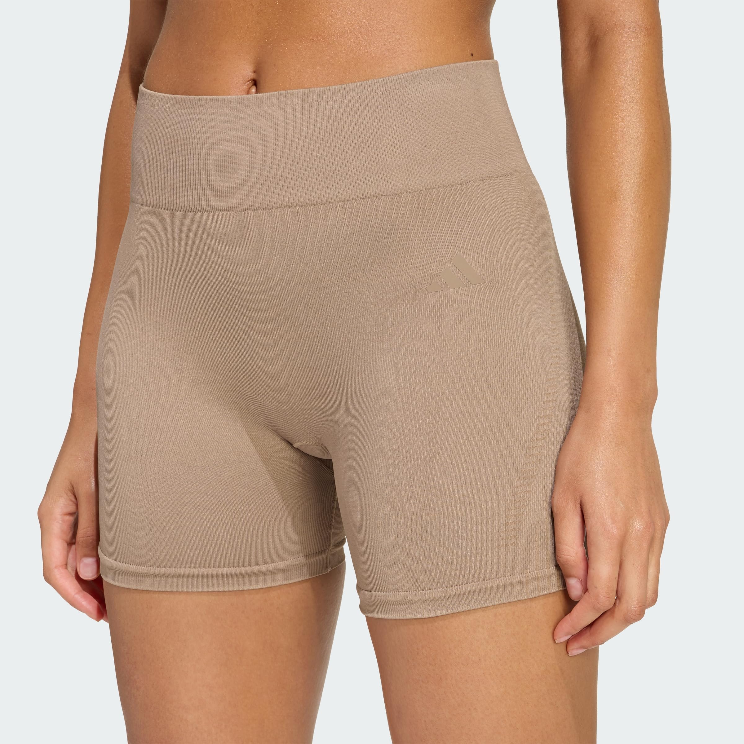 Adidas - Workout Essentials Knit 4inch Leggings, Collant (1/4) Donna