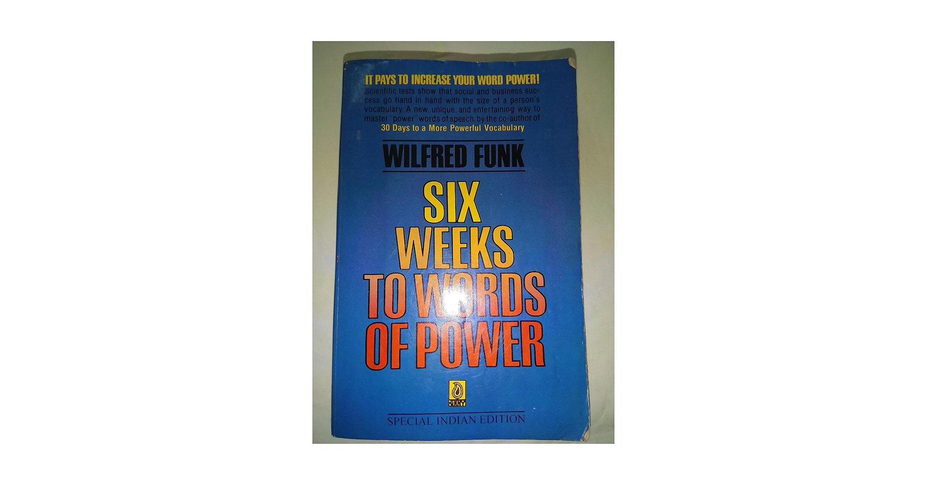 洋書 SIX WEEKS TO WORDS OF POWER WILFRED FUNK Six Weeks To Words Of Power: Wilfred Funk: 9788187572169