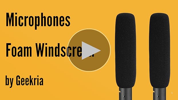 Amazon.com: Geekria for Creators Foam Windscreen Compatible