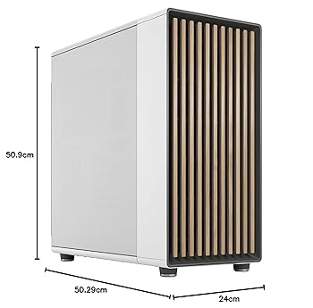 PCケース(自作PC用) Fractal Design North Chalk White TG North — ATX Mid-Tower PC Case