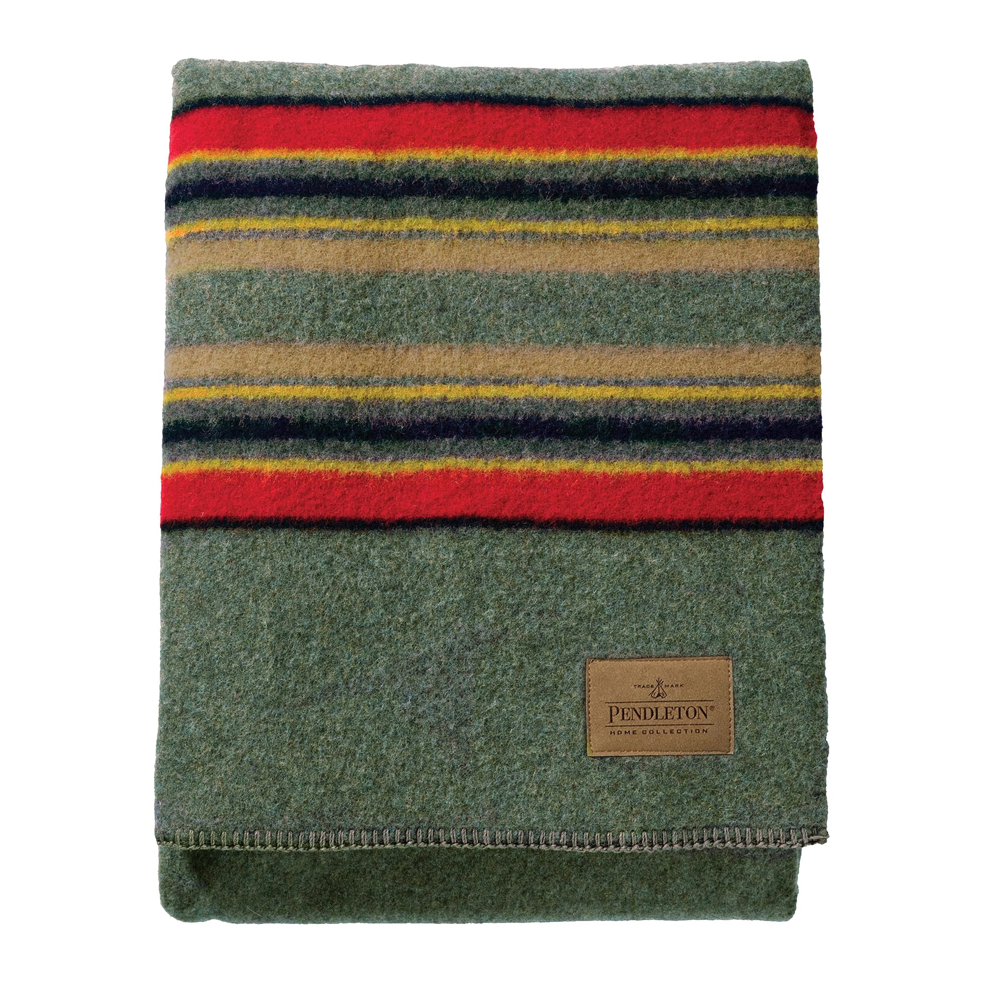 Pendleton Queen Camp Blanket (Green Heather)