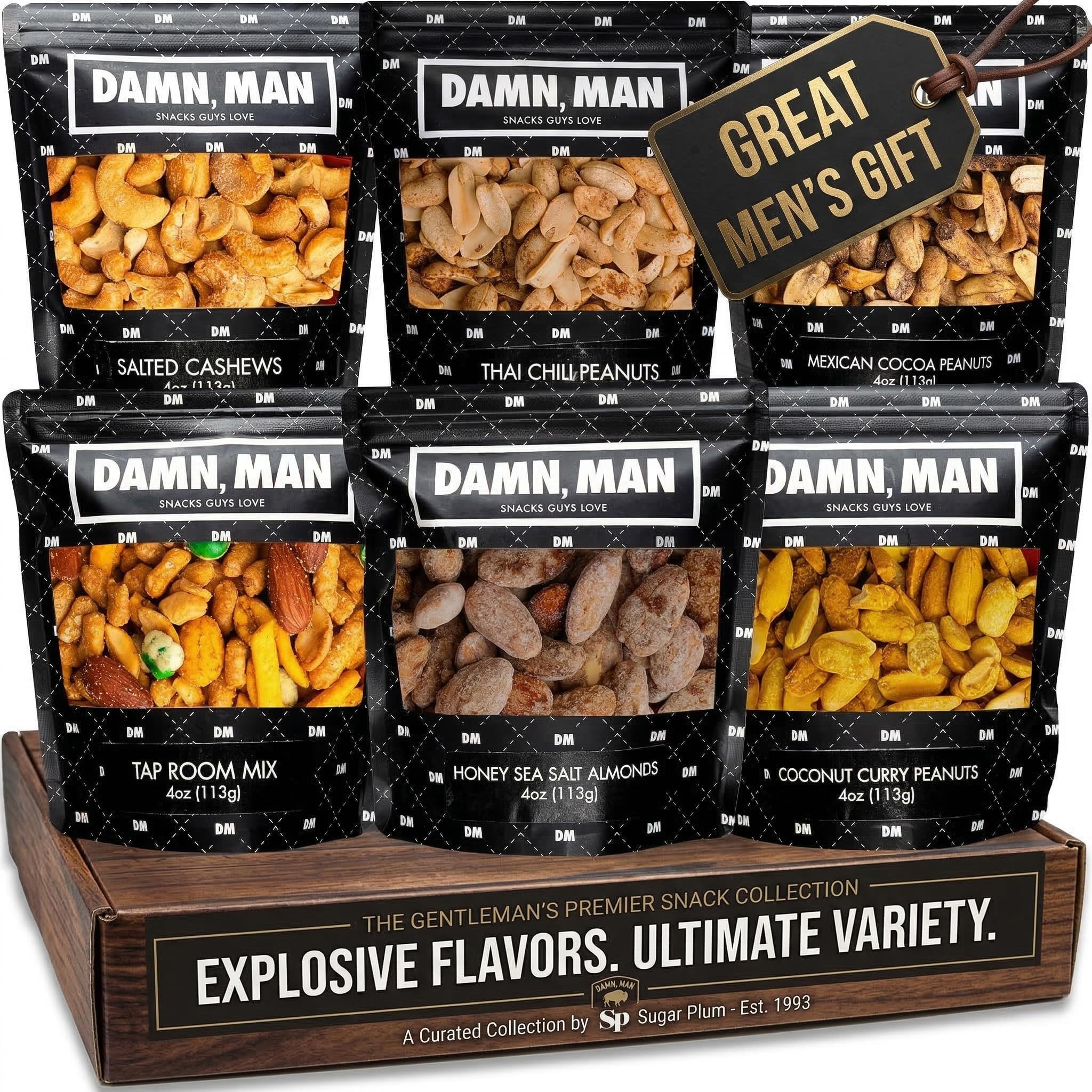 Amazon.com : Gift Baskets for Men – Fathers Day Gift, Gourmet Nuts