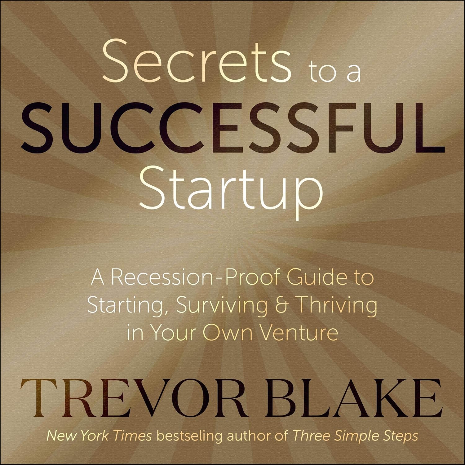 Secrets to a Successful Startup: A Recession-Proof Guide to Starting, Surviving & Thriving in Your Own Venture