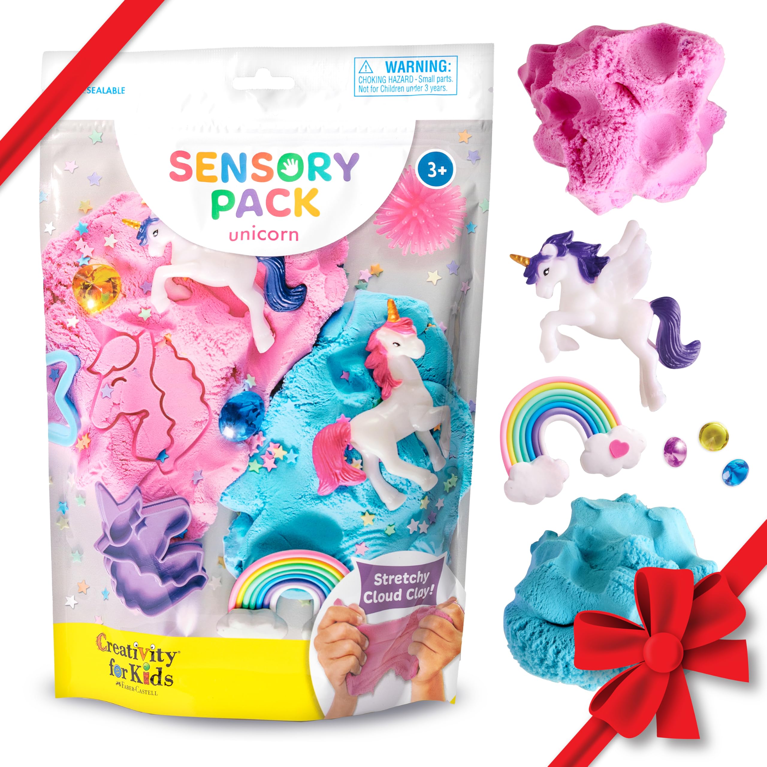 Creativity for Kids Sensory Pack: Unicorn - Sensory Toys for Toddlers Ages 3-4+, Unicorn Gifts for Girls, Toddler Activities and Sensory Bin Fillers