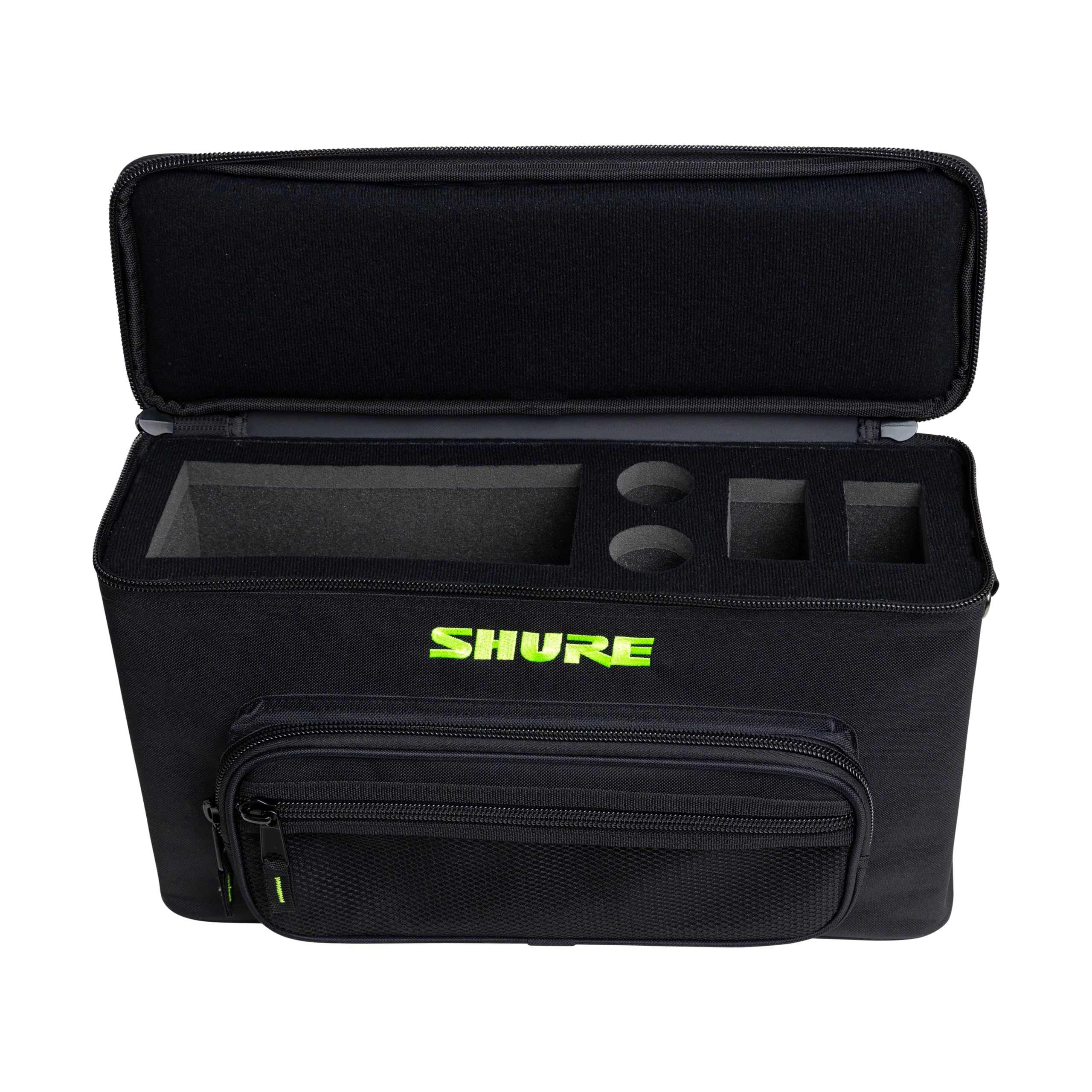 Shure by Gator, Borsa per il Trasporto Imbottita che Contiene fino a 2 Sistemi di Microfoni Wireless; (SH-WRLSSCARRYBAG-2)