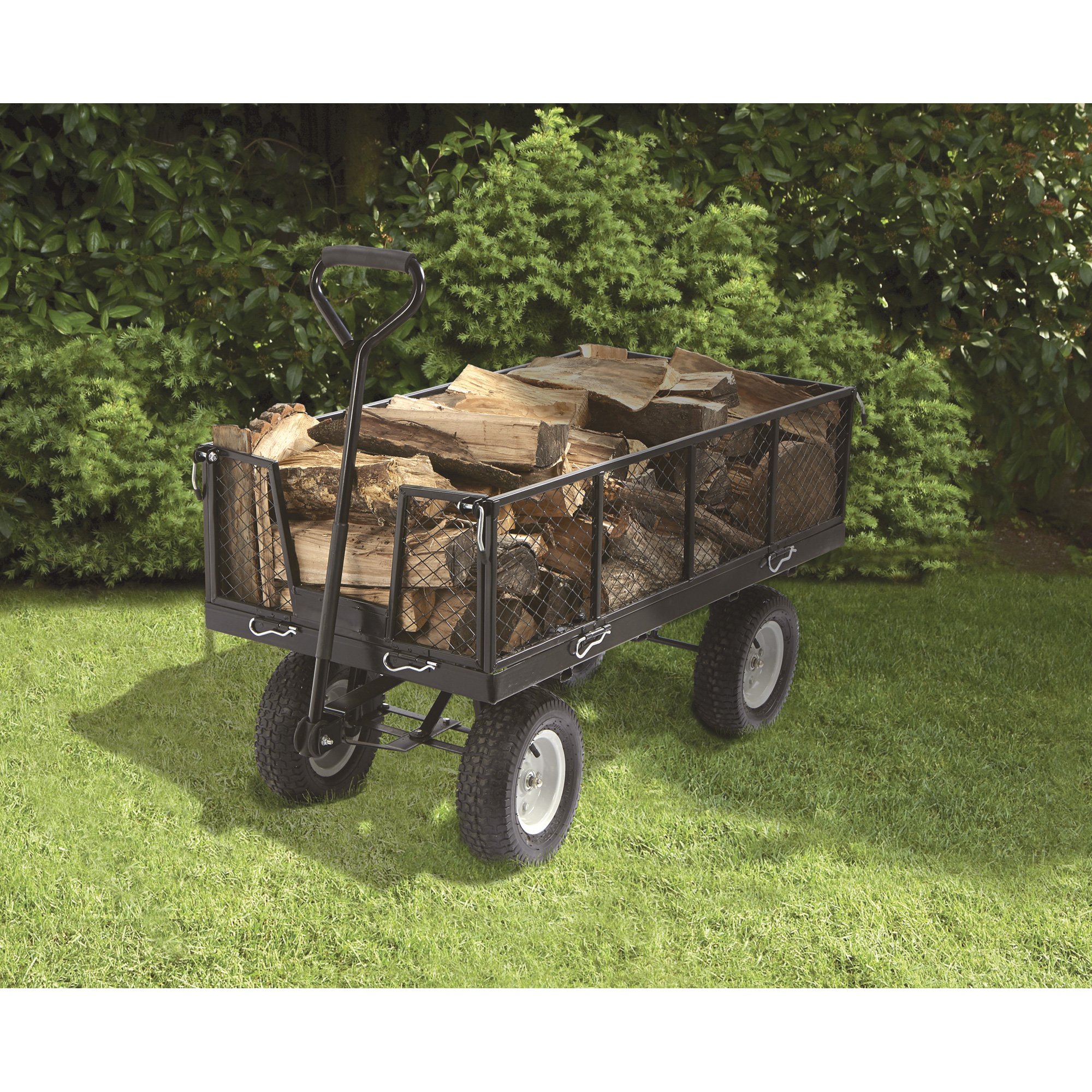 Gorilla Carts HeavyDuty Steel Utility Cart with Removable