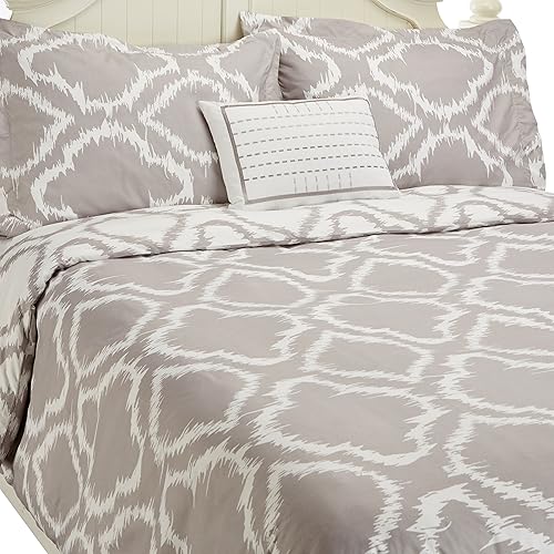 White Or Gray Comforters Amazon Com