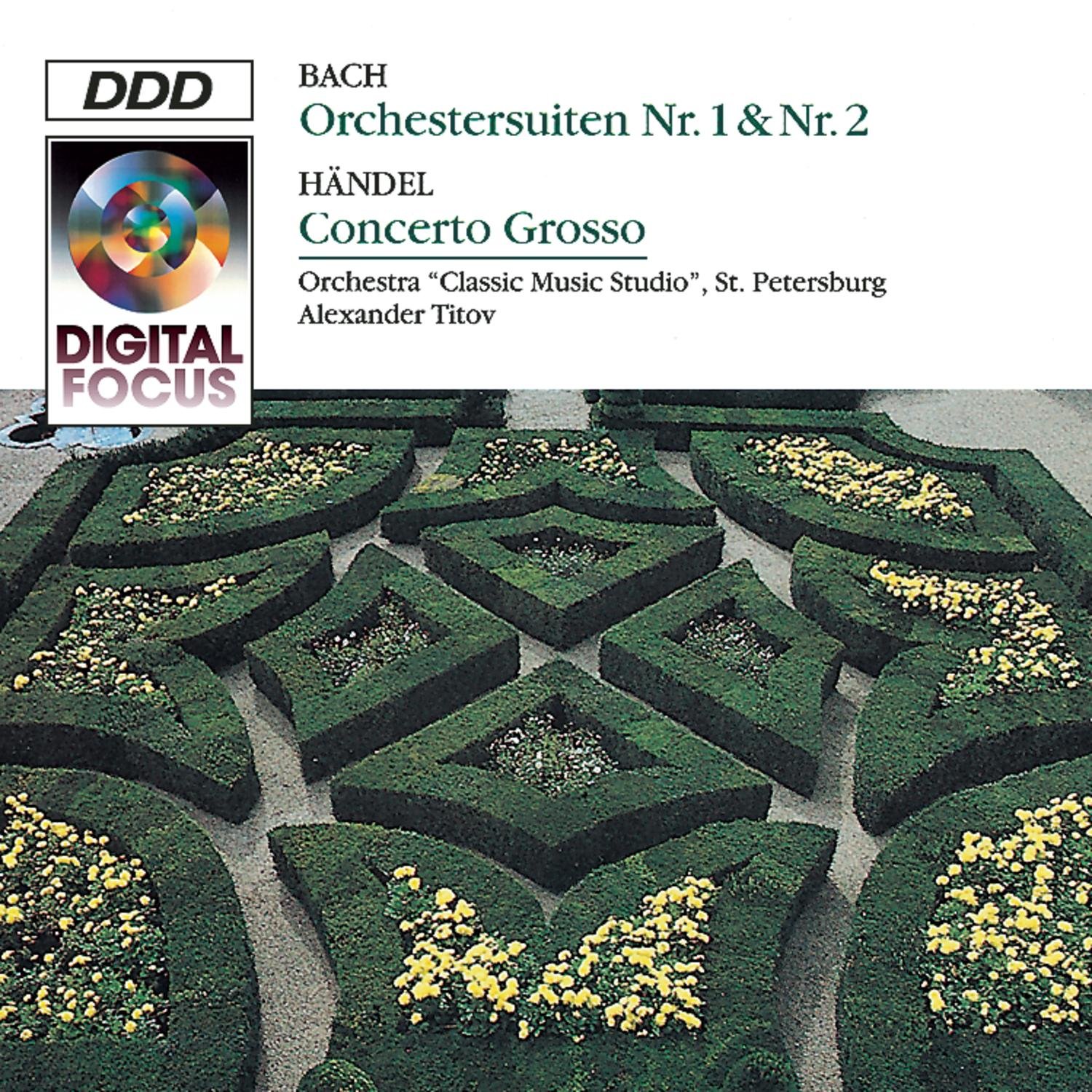 Orchestral Suites / Concerto Grosso [Audio CD] Bach/Handel; Titov/St Petersburg Sym Orch; Kiskachi, Alexander; Bach/ J S / Handel and Kiskachi, Alexander Rfltt