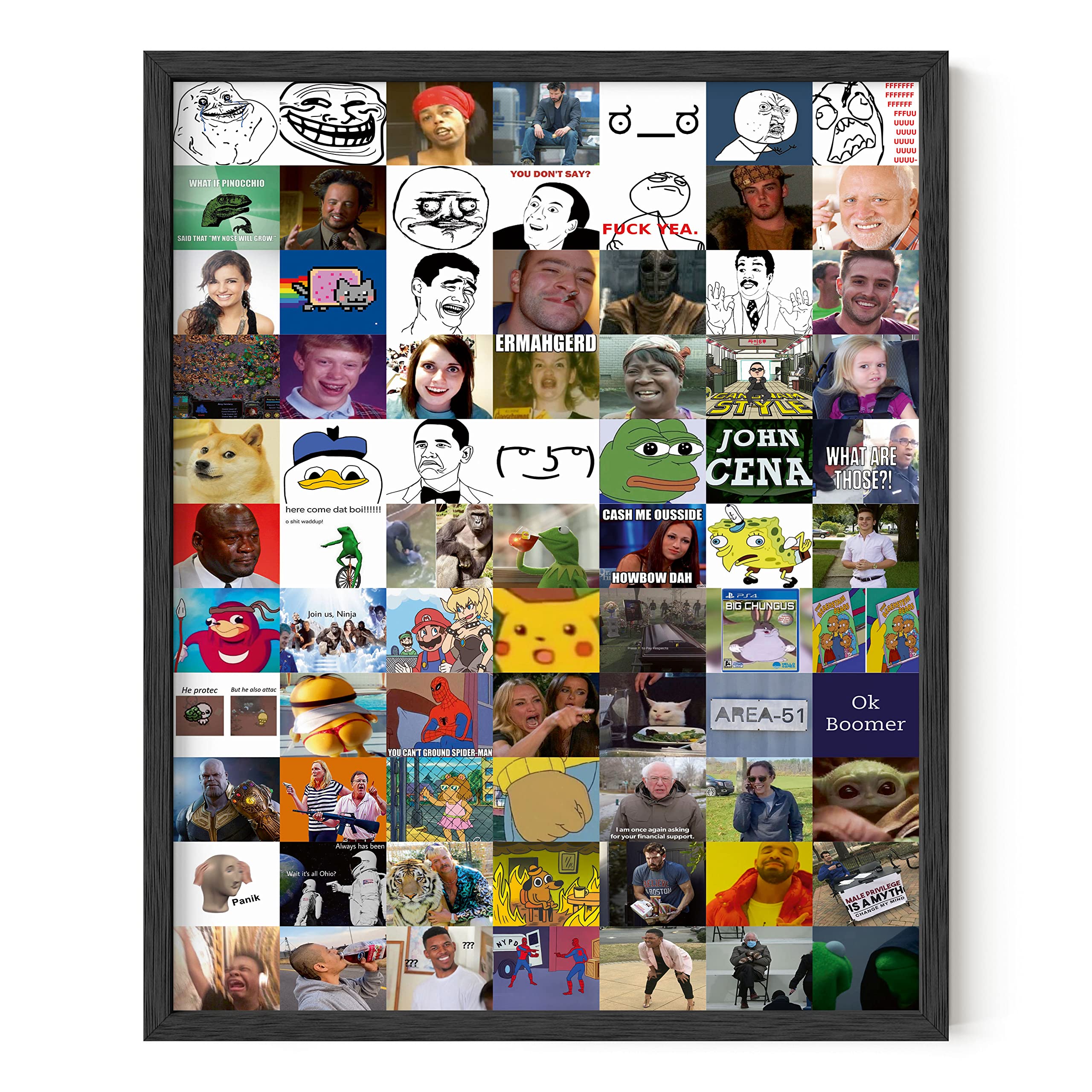 HAUS AND HUES Meme Posters - Funny Wall Art for ...