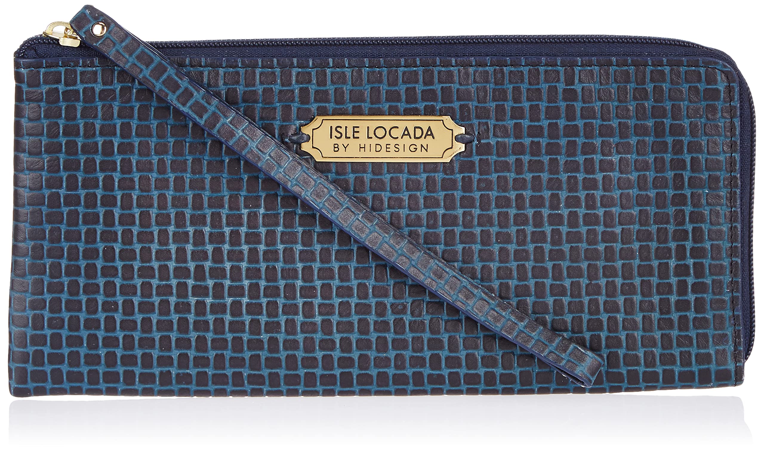 Isle Locada by Hidesign Womens Clutch (Blue) (B07MLWY65J) Amazon Price History, Amazon Price Tracker