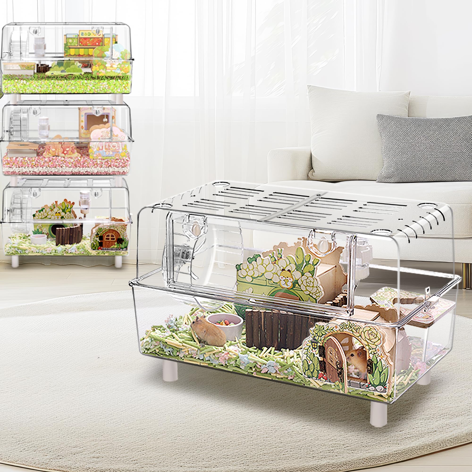 ECOCEN Acrylic Hamster Cage