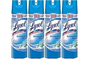 Lysol Disinfectant Spray 4 Pack: An Odor-Eliminating Germ Destroyer