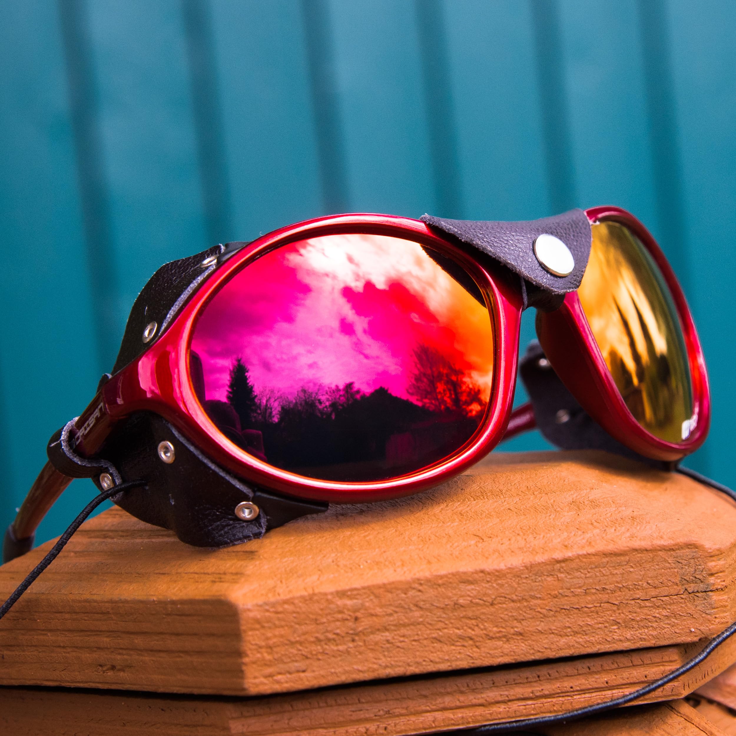 Daisan Gafas de glaciar con protección lateral, categoría 4, protección UV, para senderismo y excursiones en alta montaña