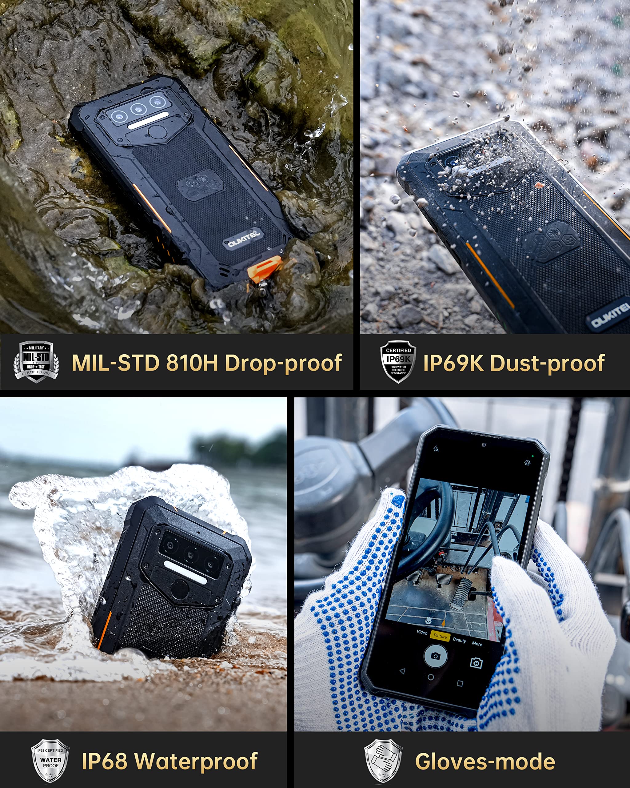 OUKITEL WP23 Android 13 Rugged Smartphone