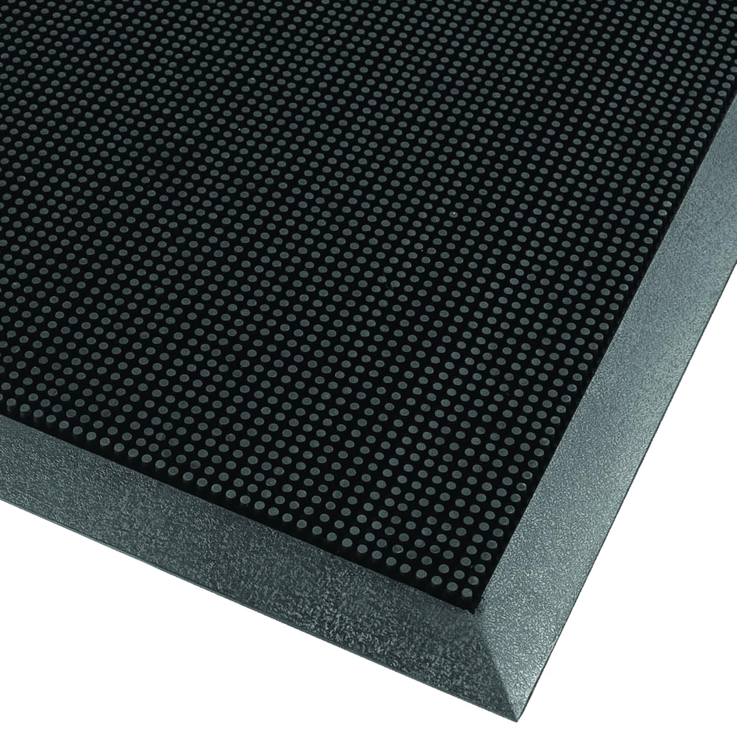 BOX USA BMAT330BK Rubberized Entry Mat, 32" x 39", Black
