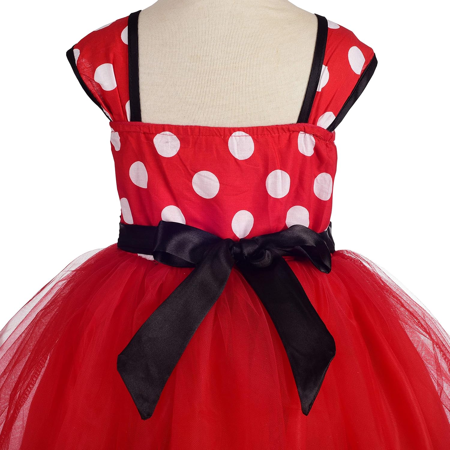 Miniatura 5 de Dressy Daisy - Vestido de tul para bebé o niña con diseño de lunares para fiesta de cumpleaños o de disfraces talla 12meses a 5años