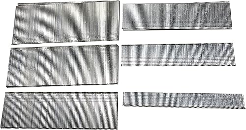 Miniatura 3 de Steel Force FMX200 - Uñas Brad de calibre 18 mixtas de 5/8", 1", 1-1/4", 1-1/2", 1-3/4", 2", 200 unidades de cada tamaño, paquete de 1,200