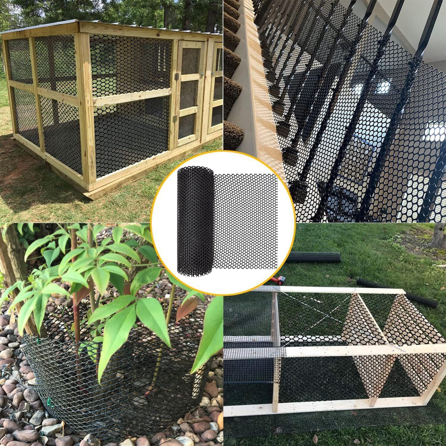 Framed Chicken Wire Fence