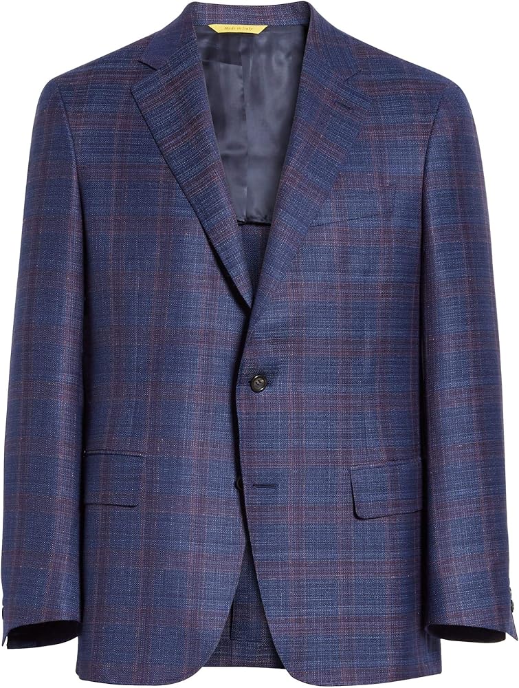 Canali Men S Kei Classic Fit Windowpane Plaid Wool Sport Coat Size 42 Us 52 Eur Blue At Amazon Men S Clothing Store Canali Men S Kei Classic Fit Windowpane Plaid Wool Sport Coat Size 42 Us 52 Eur Blue At Amazon Men S Clothing Store
