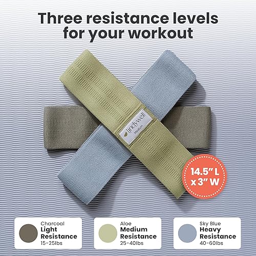 Miniatura 4 de Lindywell Paquete de bandas de resistencia y bandas de ejercicio