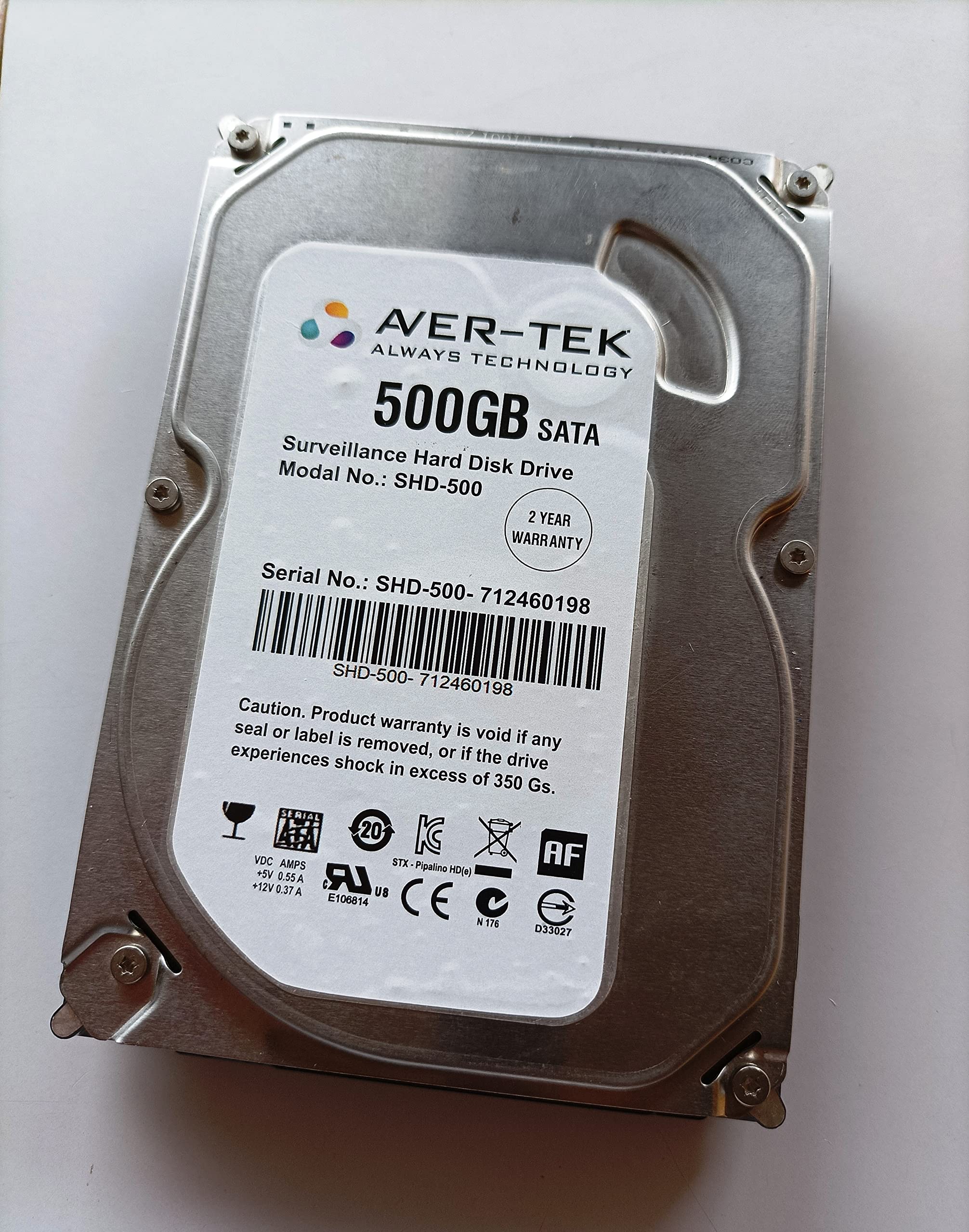 Aver-TEK 500GB SATA Hard Drive (B0BBTS3MMV) Amazon Price History, Amazon Price Tracker