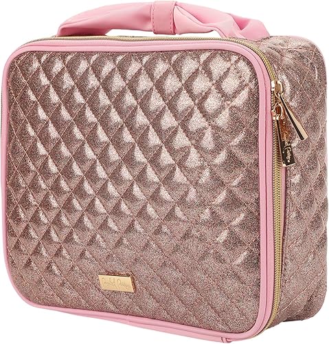 Miniatura 2 de Packed Party Bolsa de almuerzo con bomba de brillantina; bonita lonchera pequeña y suave aislada para niños; lonchera escolar puede llevar una