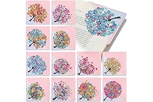 Colorful Diamond Painting Bookmarks for Kids