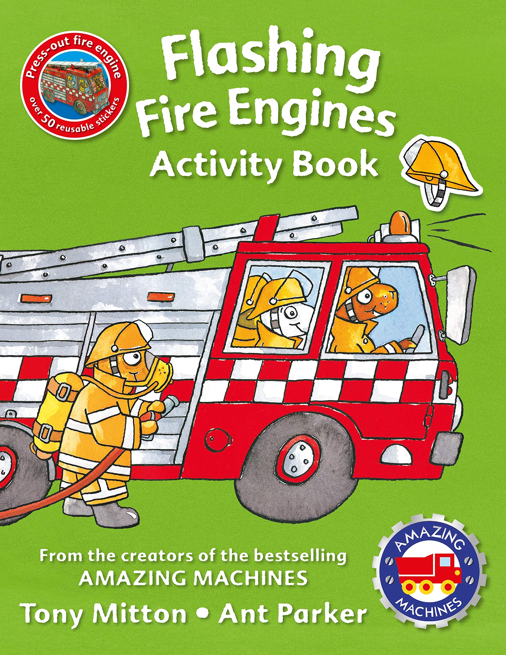 Amazing Machines Flashing Fire Engines Activity Book Paperback – 17 May 2016