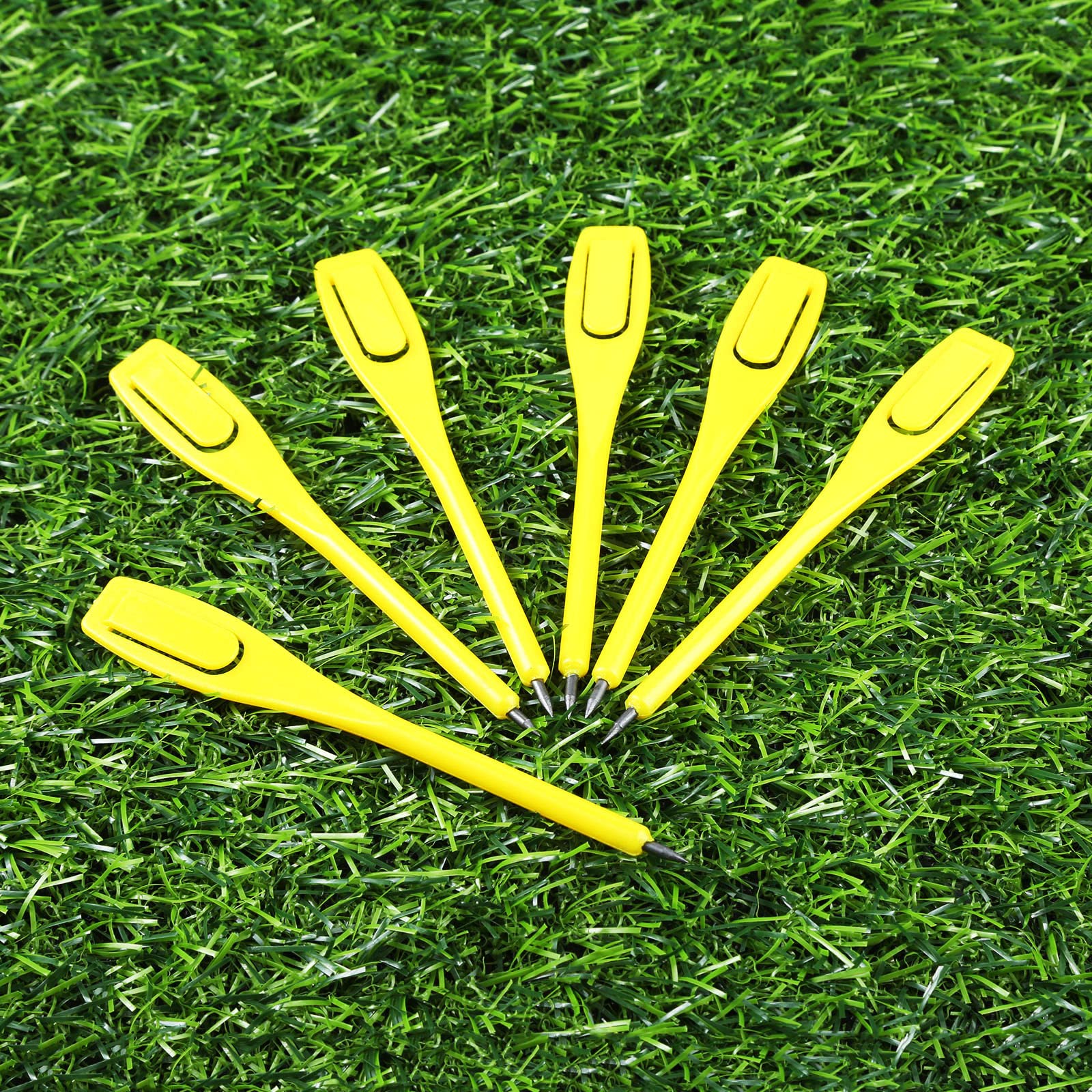 Matite per segnare i punteggi del golf, 50 pezzi, Yellow