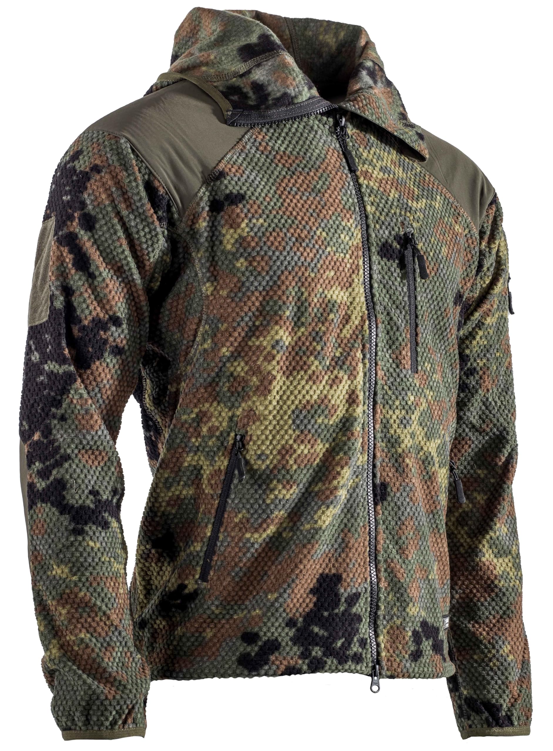 AB Delta Hoodie Fleece Jacke Flecktarn