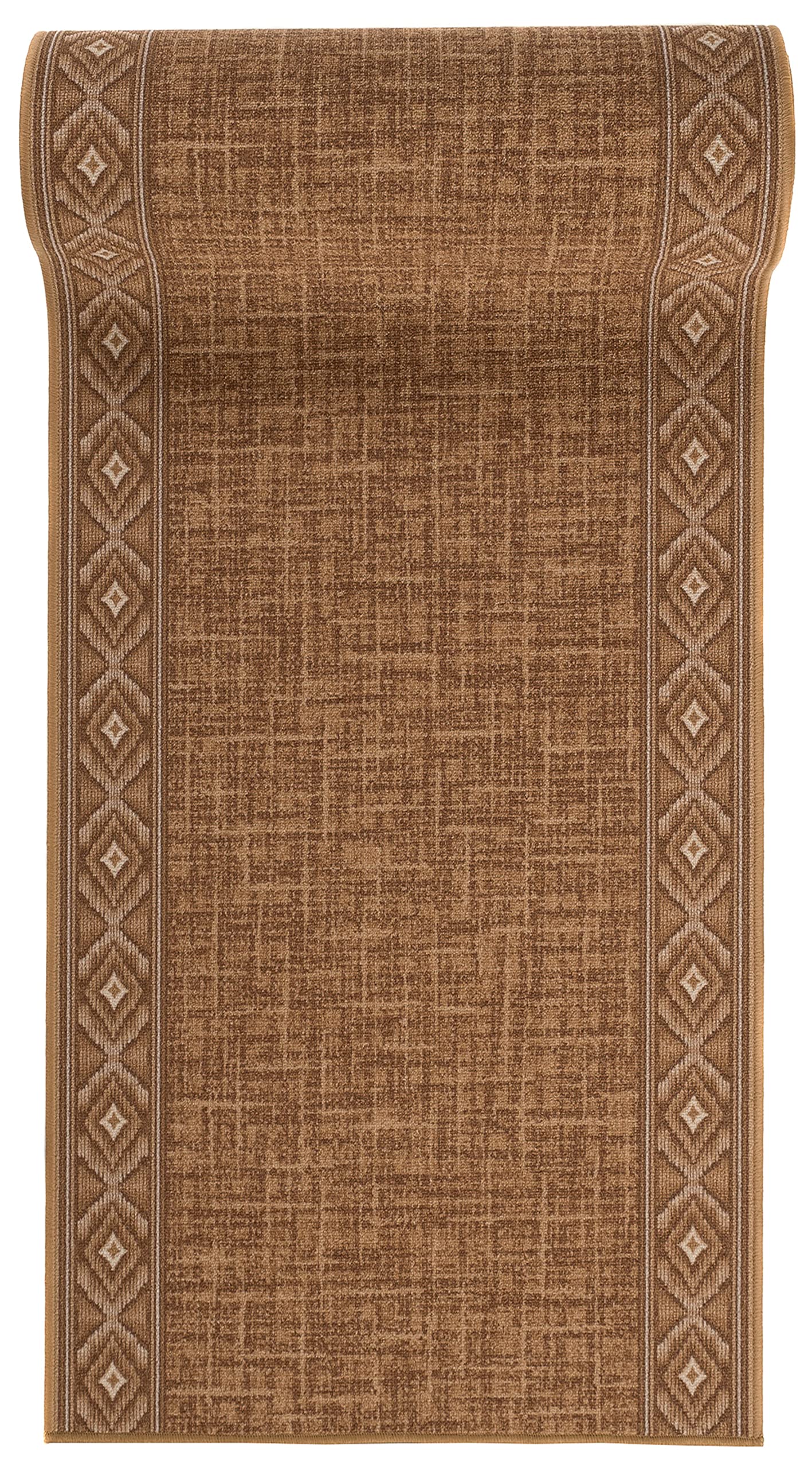 Tapis couloir long beige 67x400 cm antidérapant Mazovia
