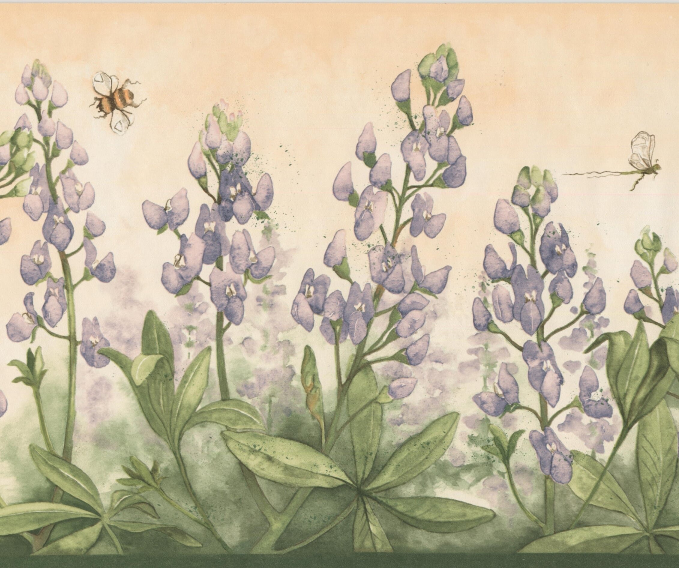 Lavender Wallpaper Border