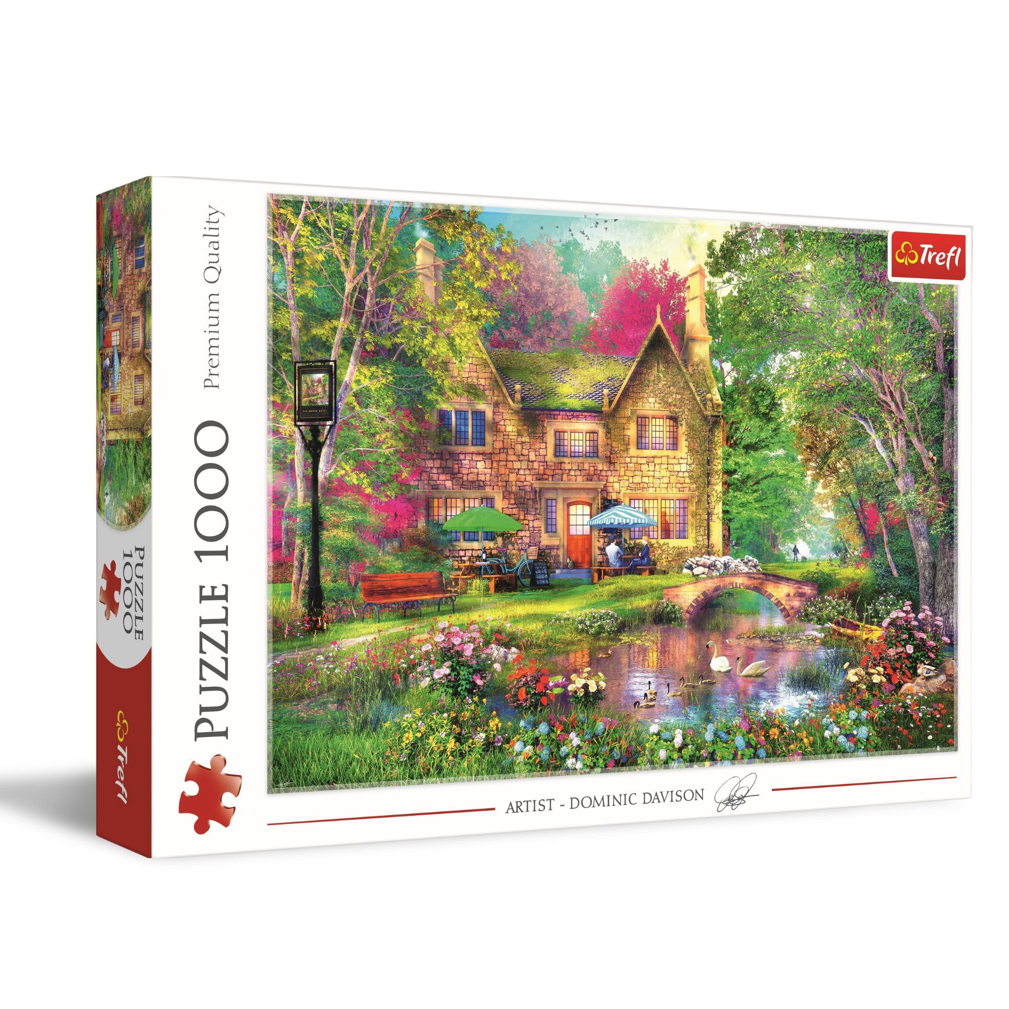 Amazon.com: Trefl Forest Haven 1000 Jigsaw Puzzle Red 27