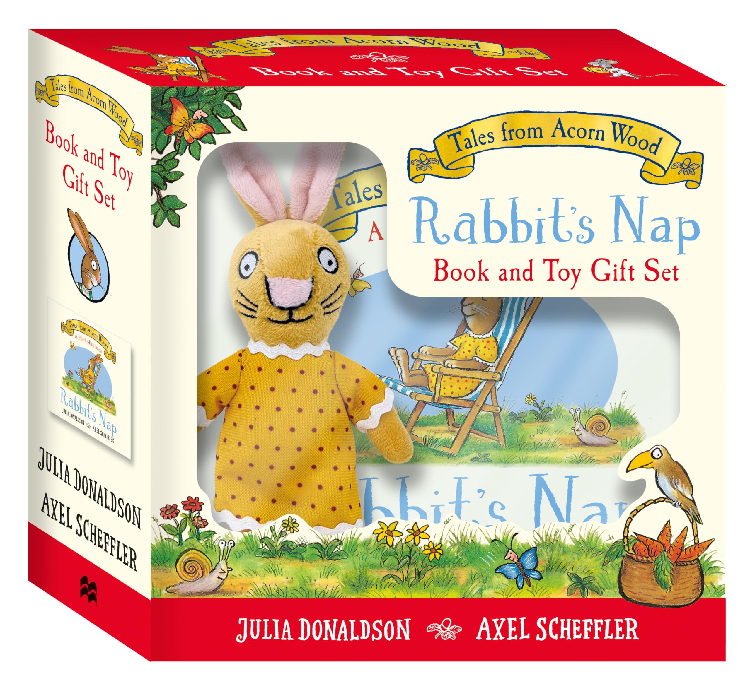 Tales from Acorn Wood: Rabbit's Nap Book and Toy Gift Set by Julia Donaldson