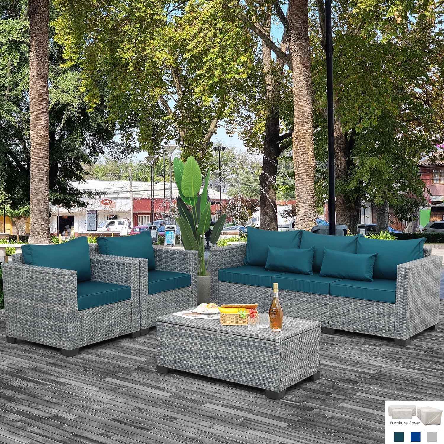 Patio Furniture Set 4 Pieces Outdoor Furniture Sets Patio