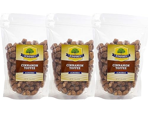 Sohnrey Family Foods - Crunch de nuez de canela dulce y salada de canela con mantequilla de canela (3 libras)