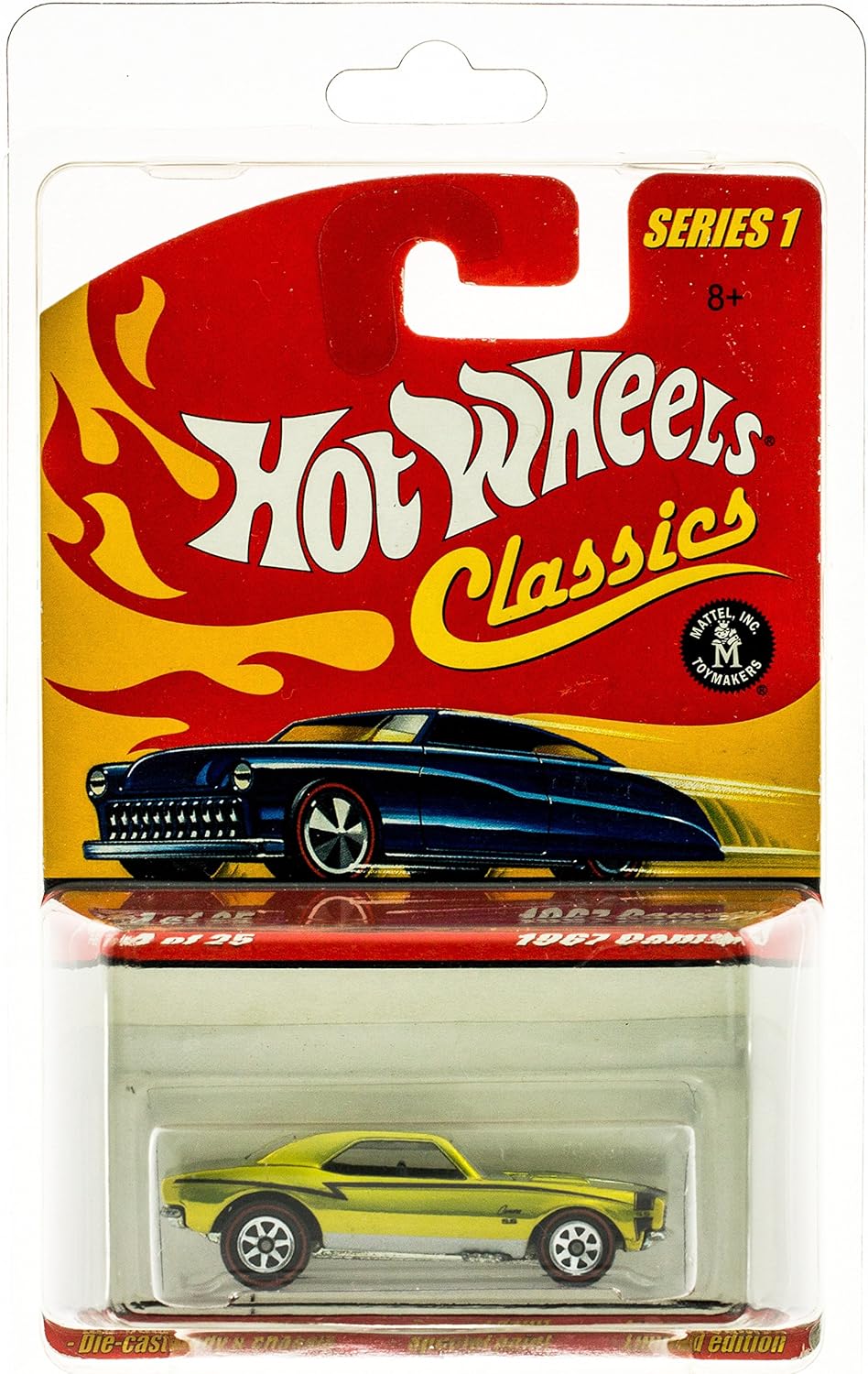 Hot Wheels Classic Series 1: 1967 Chevy Camaro #14 of 25 1:64 Scale Collectible Die Cast Car