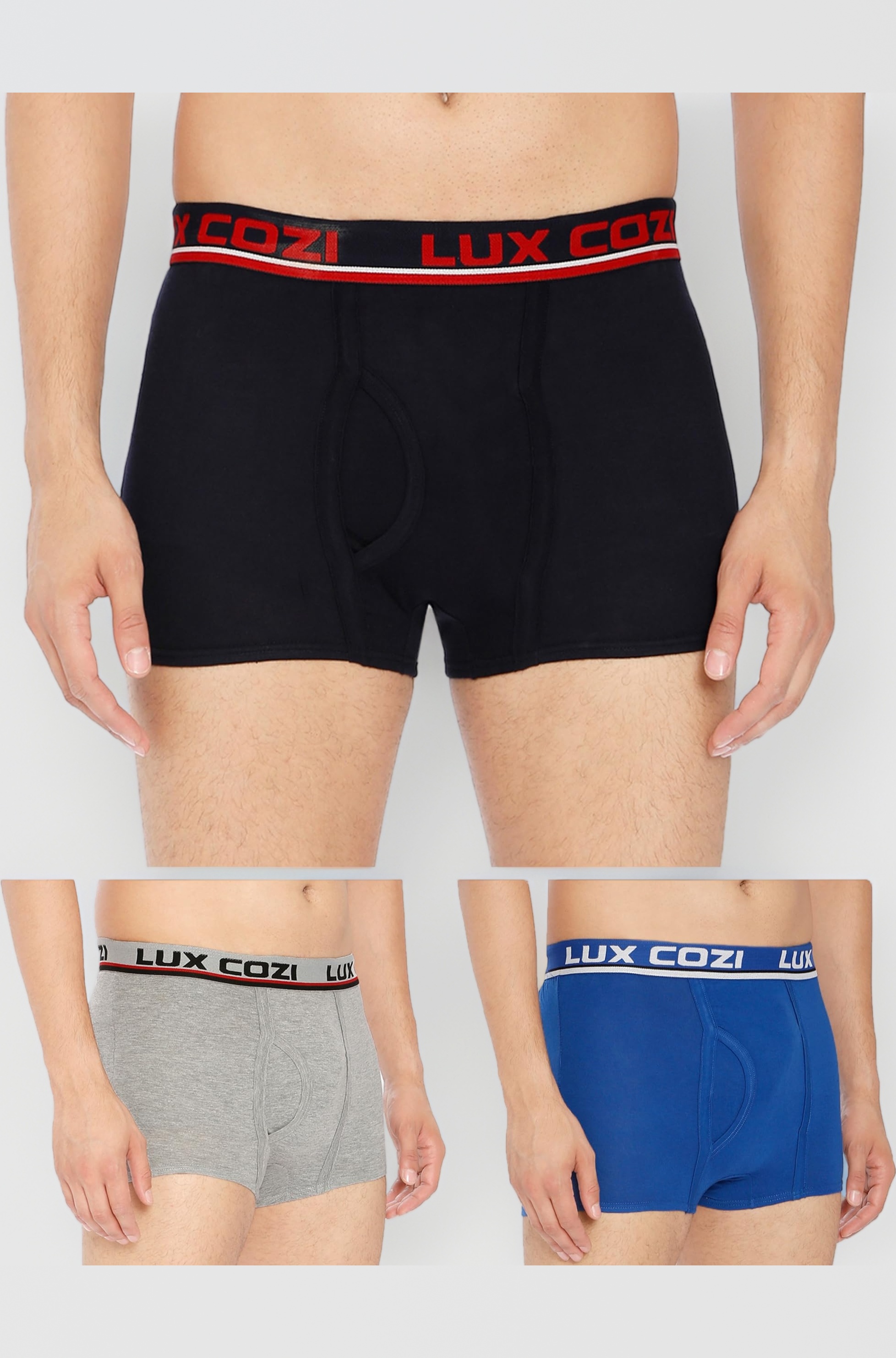 Men's Cotton Bigshot Trunk - Pack of 3